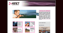 Desktop Screenshot of kinet.kinet.sk